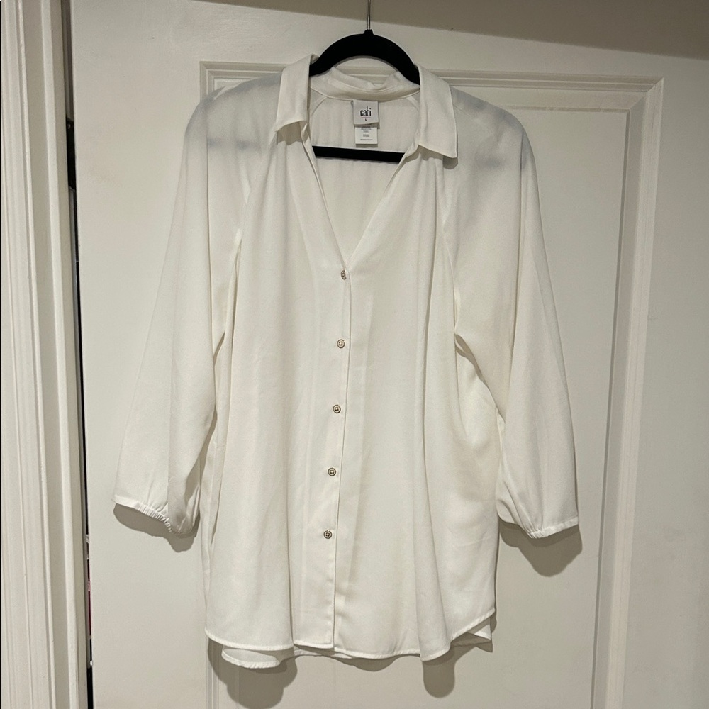 CAbi Classic Cream Blouse
